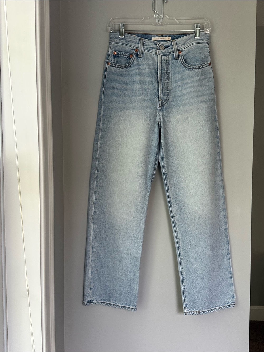 Levi’s Ribcage Straight Jeans in Middle Road Size 26 - Picture 5 of 15